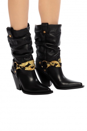 Embellished heeled boots, zdjęcie 2 Embellished heeled boots od Versace